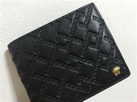 versace greca argyle medusa wallet